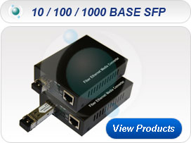 10/100/1000 Base SFP Fibre Optic Media Converters